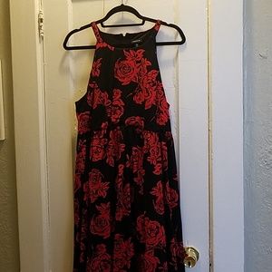 Rose Print Torrid Dress